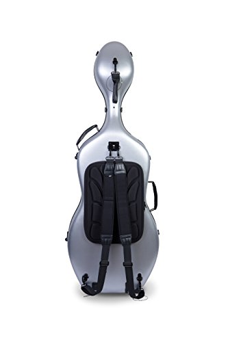 image for Crossrock Cello Case for 4/4 Full Size with Backpack and Wheels，Poly