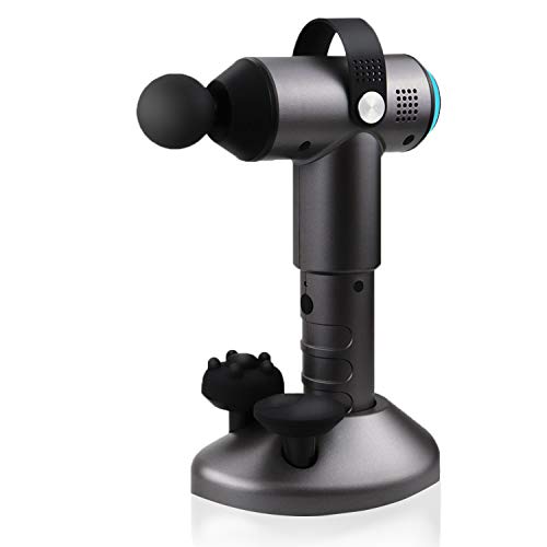 Preisvergleich Produktbild Padi Home Massagepistole, Massagegerät Massage Gun Muscle Massager Massagegerät Handmassagegerät Kabelloses Wiederaufladbar mit 3 Massageköpfen, Körper Entspannen (Schwarz)