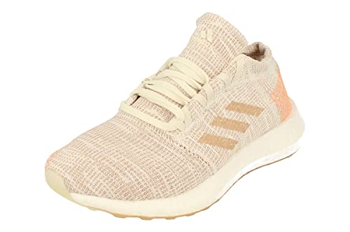 Adidas Pureboost Go Mujeres Running Trainers Sneakers (UK 6.5 US 8 EU 40, White Orange Grey G54519)
