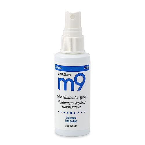 Hollister 7732 m9 Odor Eliminator Spray Unscented 2 oz Bottle 1 Pack Ostomy Spray Ostomy Supplies Odor Neutralizer