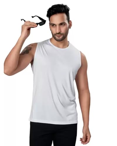 Image of Nylon Gym Vests for Men, Soft & Comfortable