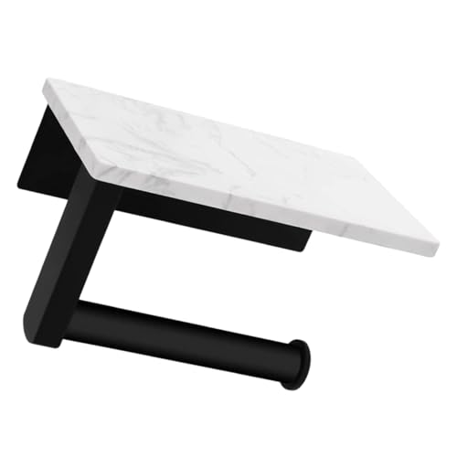 GeRRiT 大理石のトイレットペーパーホルダー 青銅色の タオル掛け ビデ便座 ペーパータオルホルダー 金 トイレットラック ン 接着剤 装飾的な 収納の上 鍵 ステンレス鋼