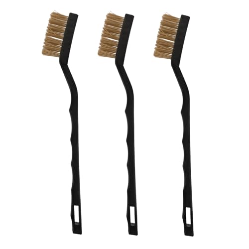 HOMOCONO 3pcs Wire Brushes for Rust Removal for Stoves Sinks and Bricks Compact and Rust Clean Brush for Dirt and Removal