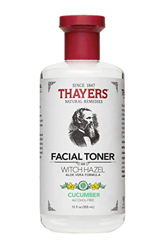 Thayers Witch Hazel Toner with Aloe Vera Cucumber, 12 oz (Pack of 2)