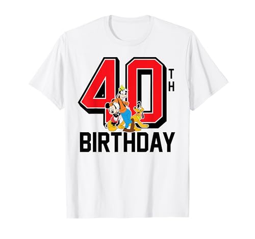 T-Shirt Anniversaire Disney Idéal pour Fêter ses 40 Ans en Groupe