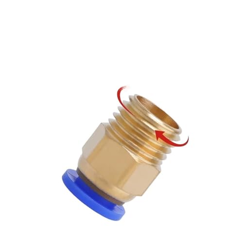 Connecteur pneumatique filetage M10 anti-fuite pour tuyau d'air 12mm