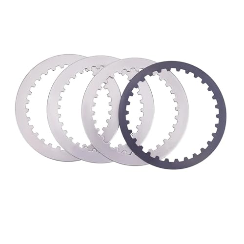 Plaques d'acier d'embrayage de moto (4 pièces) pour EX400 et ZX-4R