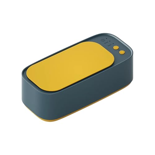 超音波洗浄機 ジュエリークリーナーマシン ポータブルメガネクリーナー 眼鏡洗浄ツール 充電式 眼鏡・時計用 化粧道具/腕時計バンド/指輪/貴金属/ジュエリー/カミソリ家用(Green)