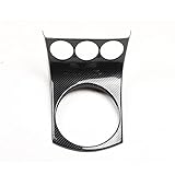 SZFKACCESS for Nissan 350Z 2003 2004 2005 2006 2007 2008 2009 Interior Window Lift Switch Covers Trims Interior Shift Cover Manual Panel Trim Carbon Fiber ABS (Manual Panel Trim Cover)