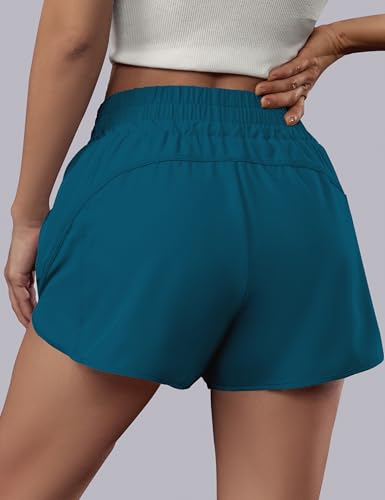 Image of BMJL Women's Athletic Shorts Running Workout Shorts Gym High Waisted Summer Short with Waistband Pocket