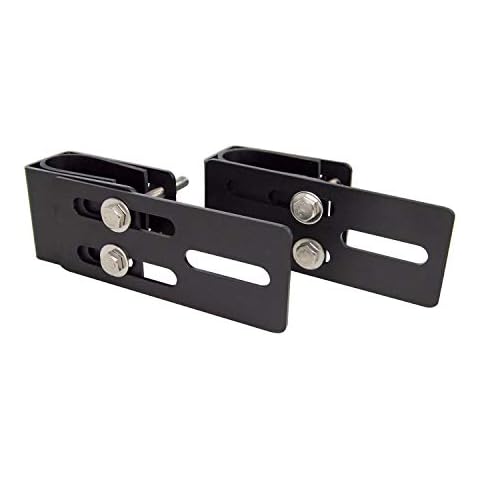 RIGIDON 2 Pcs Car Roof Rack Light Bracket , Adjustable Portable Crossbar Luggage Rack Bumper Bull Bar Mounting Holder for LED Work Light Bar , Use for Car Off road SUV 4x4 ATV Cover