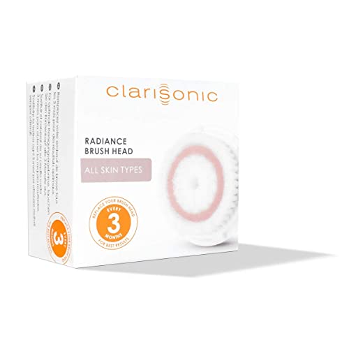 Clarisonic Radiance Gesichtsreinigungsbürstenkopf Ersatz | Kompatibel mit Mia 1, Mia 2, Mia Fit, Alpha Fit, Smart Profile Uplift und Alpha Fit X, 1 Stück