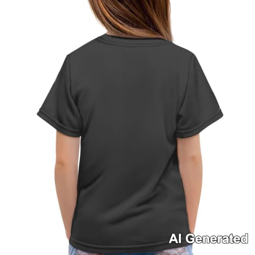 Image of Xhuibop Kids Tshirts Girls Boys 3-16 Years Summer Clothes for Teens Loose Fitting Tops