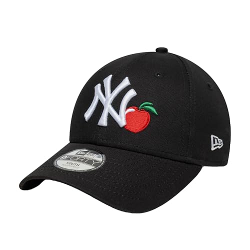 Casquette New Era enfant noire 9Forty Fruit Icon chapeau de soleil ajustable coton