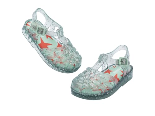 Image of mini melissa Possession Jelly Fisherman Sandal for Toddler and Kids | Iconic Fisherman Jelly Sandal for Toddlers & Girls, Adjustable Buckle, Waterproof, Bubblegum Scent, Play & Dress Shoes