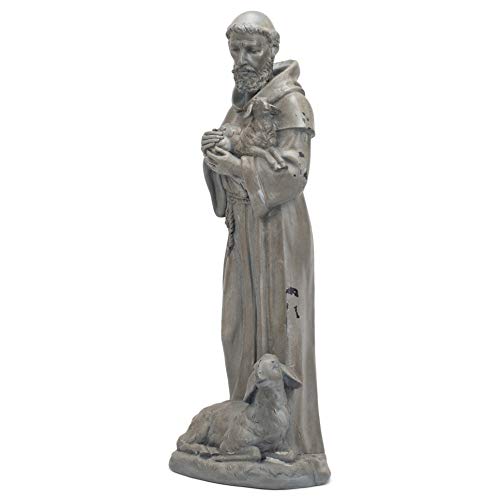 Roman Giftware Inc, Garden Collection, 15.25" H St Francis Statue,Religious, Inspirational, Durable (5X5X15) #TOP3