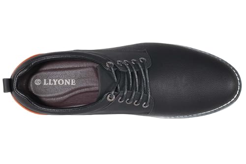 Image of Mens Dress Shoes Casual Business Oxford Derby Orthopedic Leather Shoes Simple Lace-up Walk Loafers Flats Shoes for Men