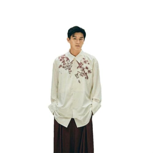 Chemise chinoise pour homme look rétro chic et d'affaires été