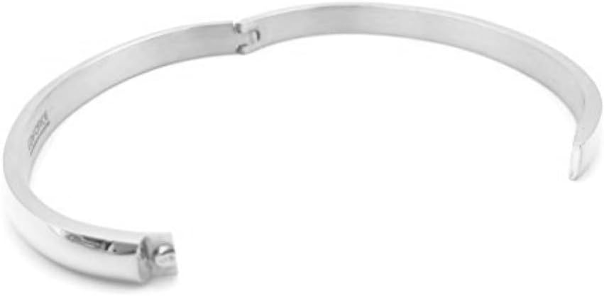 Edforce Stainless Steel Women's Stackable Bangle Bracelet Hinged Oval-Shape - Image 5