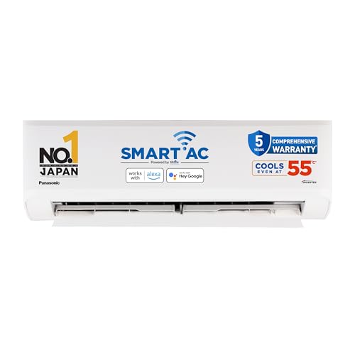 Enjoy Smart, Hassle-Free Cooling with Panasonic 1 Ton 5-Star Wi-Fi Inverter AC - Best price & review