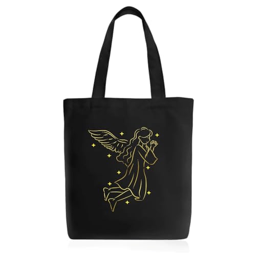 Image of Roundsun Cotton Canvas Vertical Tote Bag With Main Zipper Closure & Inner Pocket Size 16 Height 14 Width 3.5 Base |300 GSM Cloth|Shopping /Grocery Multi-Purpose Bag