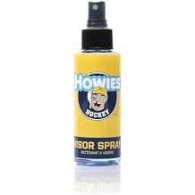 Howies Anti-Fog Visor Spray Fog-Free Vision for Hockey, Football & Sports Goggles 4oz Clear Lens Cleaner for Helmets, Masks & Shields Safe, Streak-Free Formula Made in USA