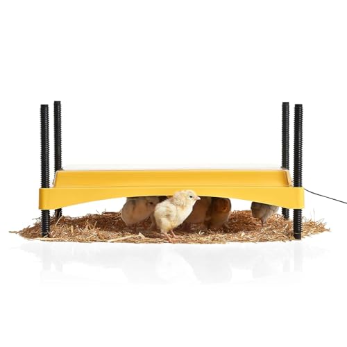 Brinsea Ecoglow Safety 1200 Chick or Duckling Brooder, Adjustable Height & Angle Brooder Plate, Ideal for Chicken Coops Poultry Heating with Safety Indicator, 18 Watts