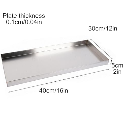 Bandeja de agua inoxidable para evitar manchas de aceite y goteras de condensadores de CA 5