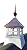 Accentua Charleston Cupola with Square Copper Finial, 24 in. Square, 63 in. High
