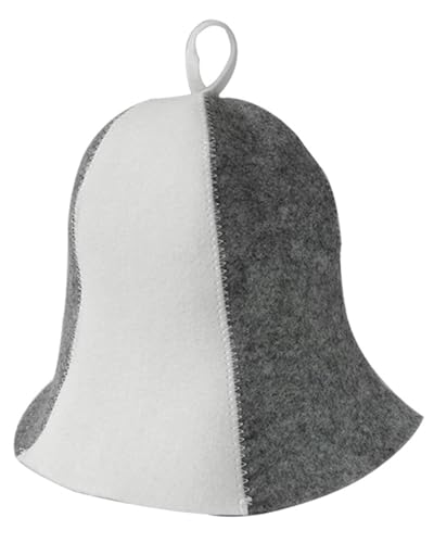 BARRU 1 pcs Cappello da sauna in feltro di lana, a lunga durata, per sauna, bagno termale e bagno turco, cappello da sauna per uomini e donne, Cuffia da doccia a forma di pelle di melone