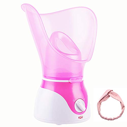 2021 New Facial Steamer Hot Mist Face Steamer Home Sauna SPA Face Humidifier Extract Blackheads Aromatherapy Essential oil Moisturizing Spray Machine With Hair Band
