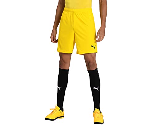Image of PUMA Mens teamGOAL 23 knit Shorts, Cyber Yellow, 2XL (70426207)