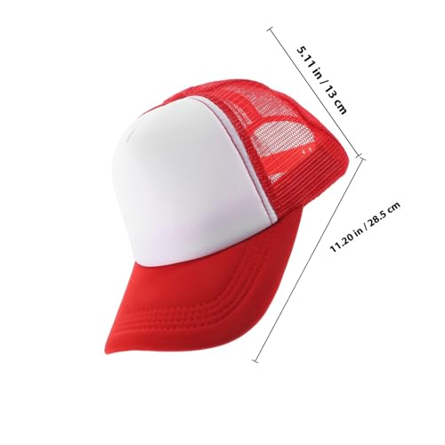 Chapeaux vierges de baseball en maille respirante pack de 10 légères pour transfert thermique - 2