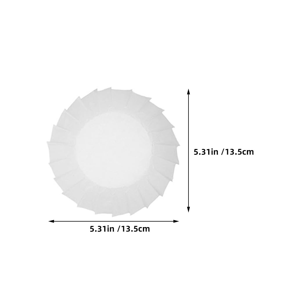 Ciieeo 100 piezas de papel de pergamino para pasteles : papel de pergamino redondo para hornear, moldes para envoltorios de aceite, tartas de queso y muffins para freidora de aire.