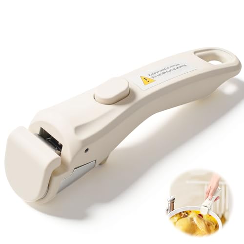 DUSEKI Poignée Casserole Amovible Universelle Manche Détachable Résistant 250 °C Remplacement Ergonomique Poignée Antidérapante pour Poêle À Frire et...