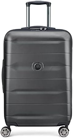Delsey Paris COMETE+, Trolley 4 Ruedas Dobles 67cm Negro