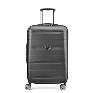DELSEY Paris - COMETE Plus - Hartschalenkoffer 67 cm x 44 cm x 26 cm - 64 L - L - Schwarz