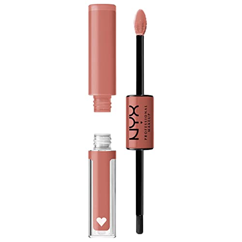 NYX Professional Makeup Lipgloss, Hochpigmentierte und langanhaltende Formel, Nicht abfärbend, Shine Loud, 25 Daring Damsel
