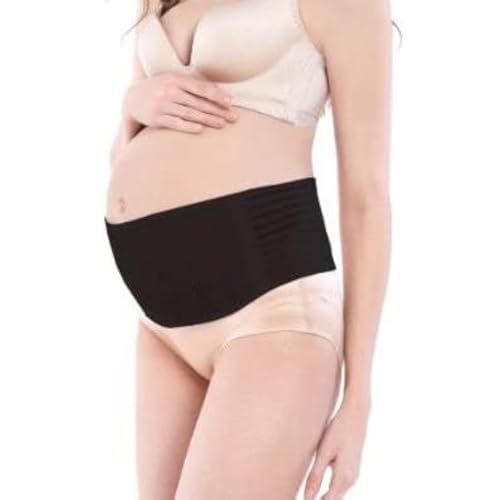 Seven Materials Maternity Support Belt to Relieve Back & Hip Pain, and Relieve Bladder Pressure. Evenly and safely supports abdomen/belly for comfortable sitting and standing and support of baby