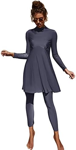 Generisch 2026 Moslim badpak voor dames, lange mouwen, lange