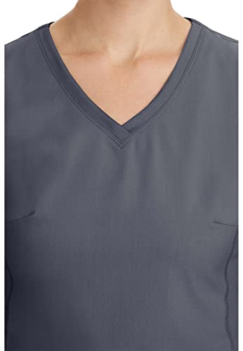 Healing Hands Purple Label Yoga Scrub Top #TOP6