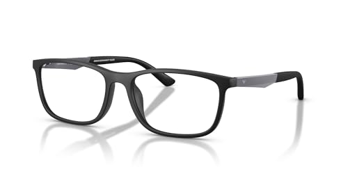 Image of Emporio Armani Mens EA3280U Universal Fit Square Prescription Eyewear Frames