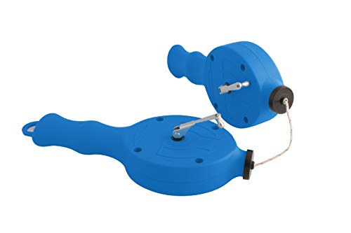 TECTOOL Duo, cordeau à percussion, 30 m, en polycoton, tressé, diamètre : 1,5 mm, capacité pour 100 g de poudre de couleur, durable et précis