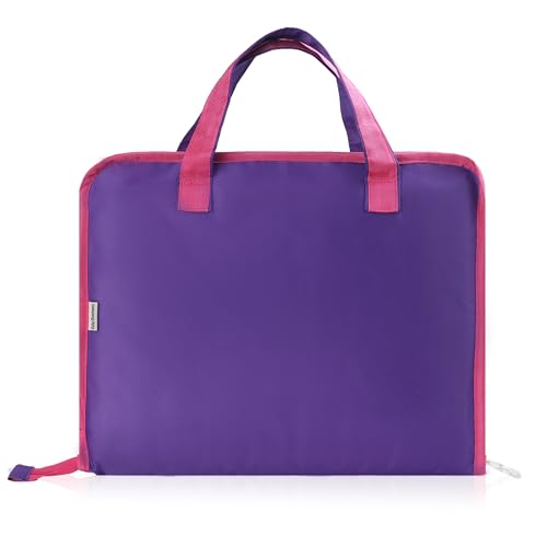 Image of Echo Boomers A4 Kids Drawing Bag | Art & Stationery Organizer with Zipper Pocket (Let's Get Creative Theme)