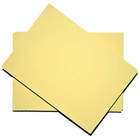 A5 Yellow Coloured Plain Paper 100 Sheets Dyslexia Visual Stress Office Printing and photocopy 148 x 210mm Cover
