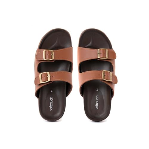 Image of Khadim's 1147933 Lightweight Durable Extra Soft Trendy Premium Stylish Casual Slip-On Sandals | Floaters For Men