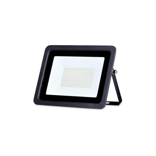 CAINV Luz de inundación LED, 10W 20W 30W 50W 100W Reflector reflector impermeable IP68 iluminación exterior reflector LED proyector Súper brillante(Warm white,Black shell,20w)