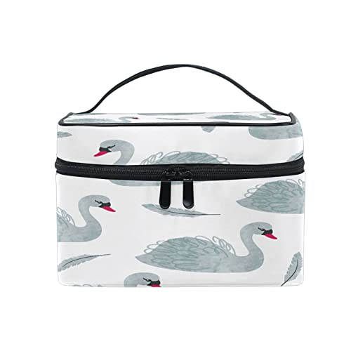 Trousse de maquillage cygne COZYhome avec poignée pour femme
