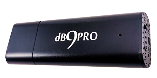 Digital Voice Recorder USB Audio Recording Device (Jet Black) 8GB / 384 kbps