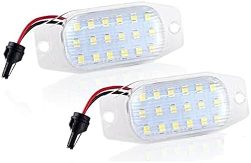 MEXWLOP 2 Luces de matrícula for Toyota, Land Cruiser, FJ80, FJ Cruiser, XJ10, GSJ15, Celica y Lexus, LX450. luz de matrícula
